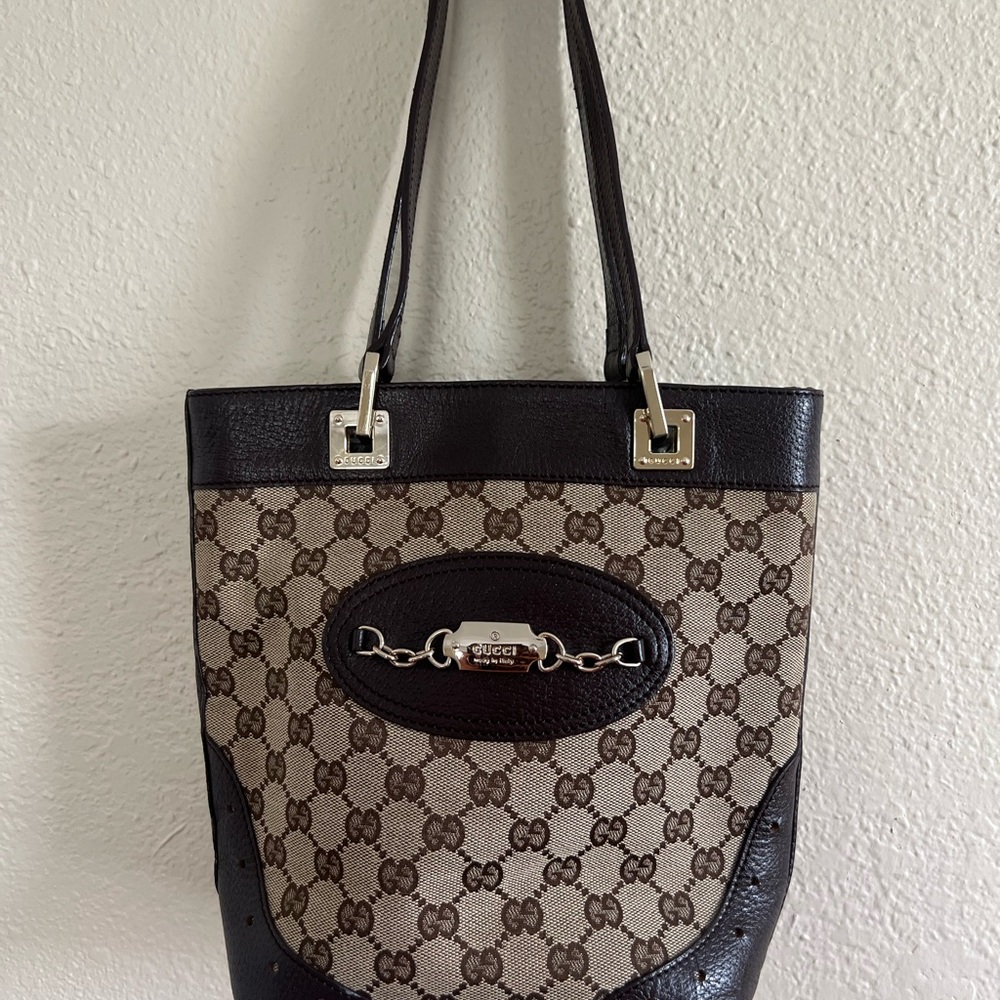 Gucci Brown and Black Women's Tote Bag